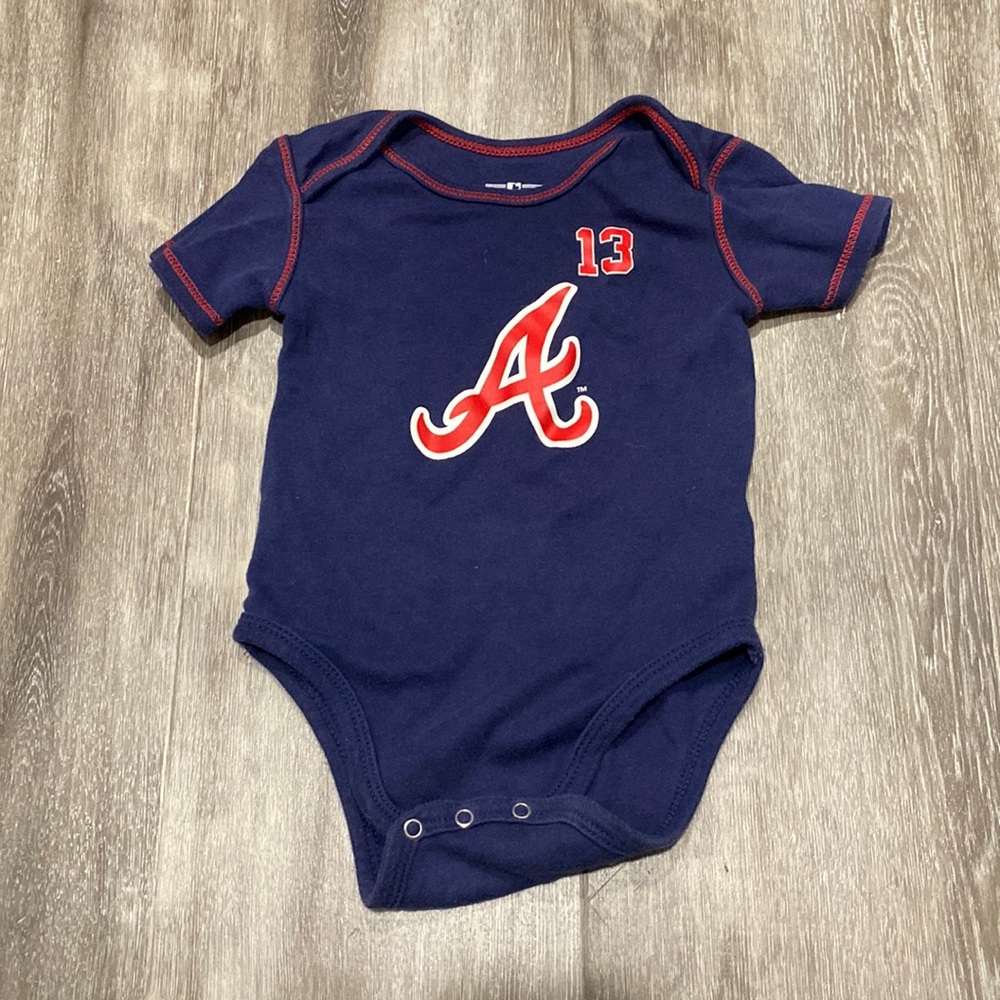 Atlanta Braves Acuna onesie